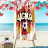 CSKA Moscow Logo Print Beach Towel, Large Soft Quick Dry Towel for Beach Camping Swimming