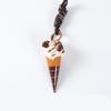 Fruit Flavored Realistic Dessert Pendan Cute Food Shaped Keyring Ice Cream Keychain  Women