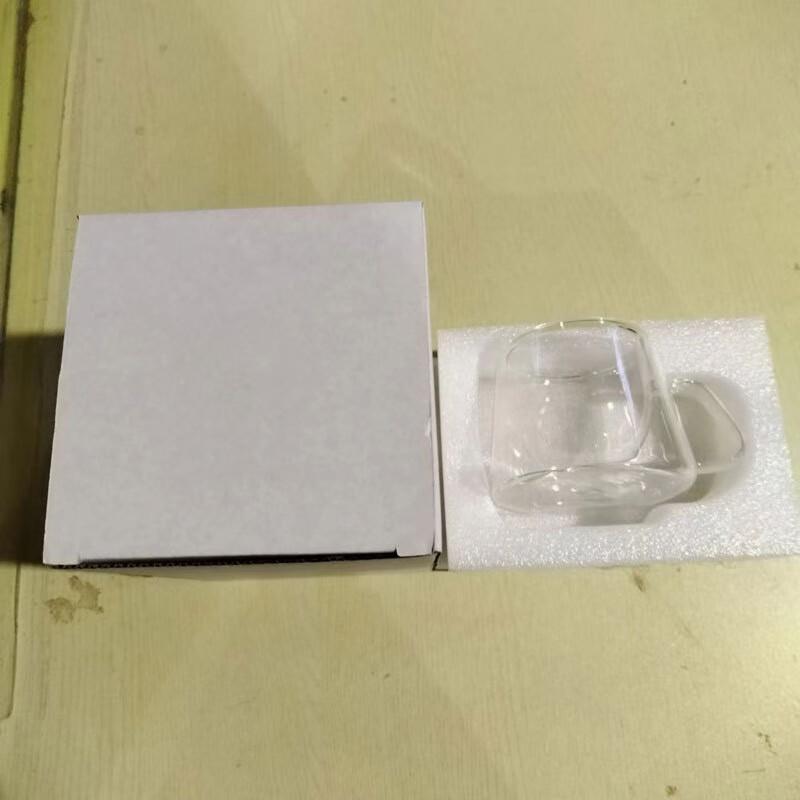 

Set of 2 Glass Coffee Mugs