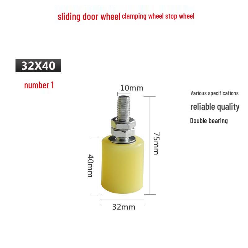 Nylonové kladkové kolečko posuvných dveří pro elektrickou dráhu a dopravníkový pás