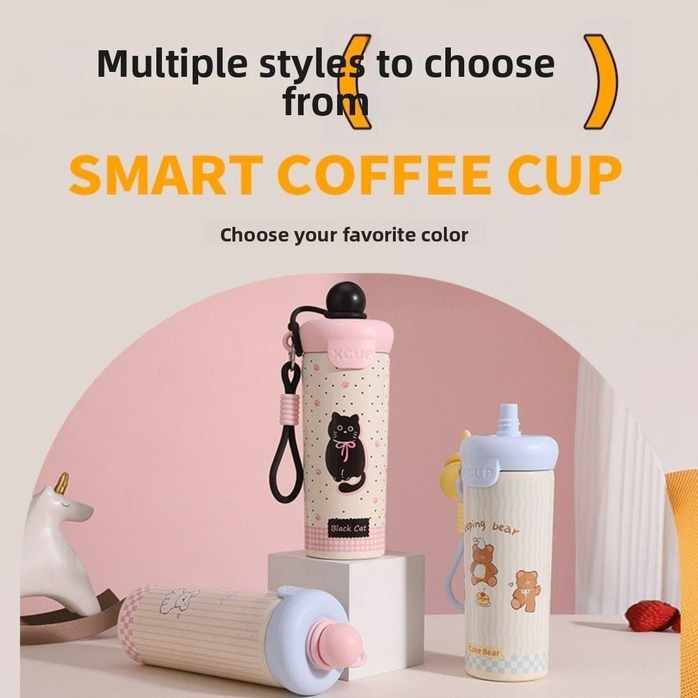 316 Stainless Steel Insulated Water Bottle Cute Cold Beverages Cups Drinkware Vacuum Flask  Office