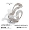 Jieding Titanium Steel European & American Colorfast Luxury Rings - High-End Stainless Steel Finger Jewelry