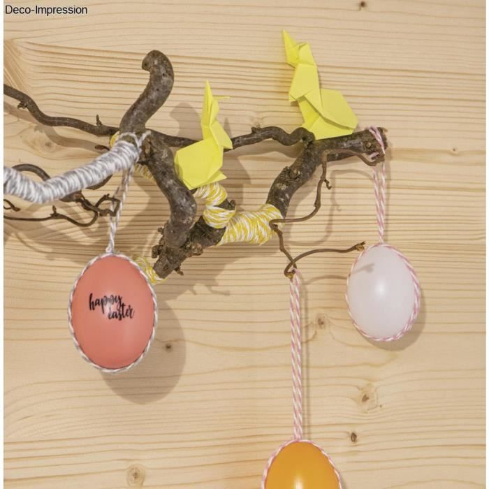 Ficelle de boulanger - RAYHER - Mix - 5 couleurs - 4m - 2mm d'épaisseur