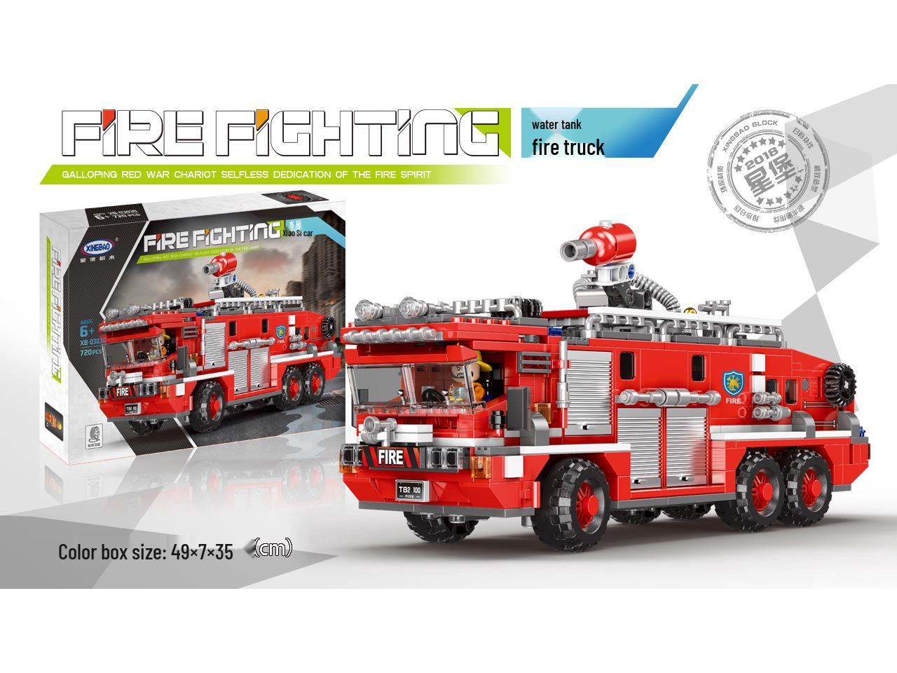 

Конструктор Xingbao Пожарная машина с лестницей - Развивающая игрушка для 6-летних 49*7*35 cm