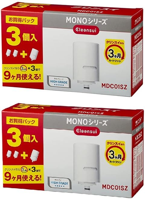 

Cleansui water purifier MONO series 3 cartridges in total cartridge 2 sets [Replacement MDC01SZ]