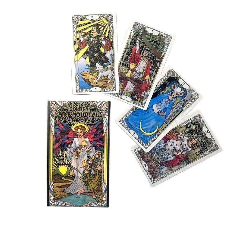 Gold Art Smith Beliebter Spirit Eye Waite Tarotkarten 10.3*6 ohne Rand