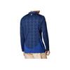 adidas Logo Striped Polo Neck Long Sleeve Polo Shirt Men Tops Blue IT1984