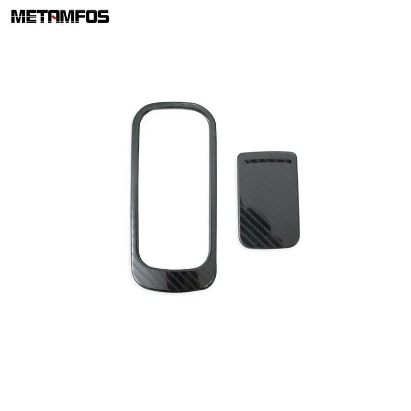 Accessories For Volkswagen VW T-ROC TROC 2018-2025 T-cross Tcross -2025 Carbon Fiber Glove Box Door Handle Cover Trim Bezel