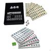 Chinese Mahjong Game Set with Carrying Travel Case 144 Tiles Fuuny Board