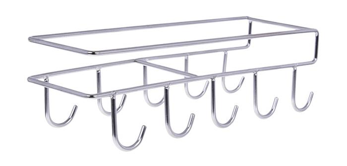 Suspended Holder for Shelf or Cabinet for Kitchen Accessories and Cups
