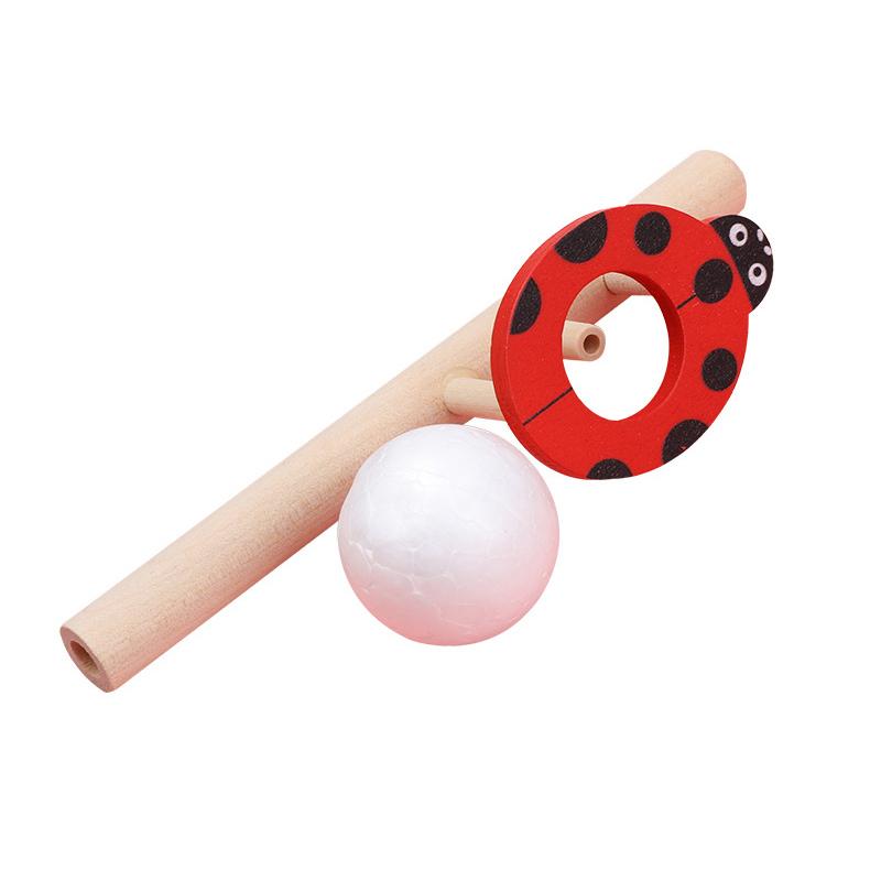 

Breathing Exerciser Game Kids Whistle Floating Blow Pipe Balls Blowing Balloon Launcher Educational Toy