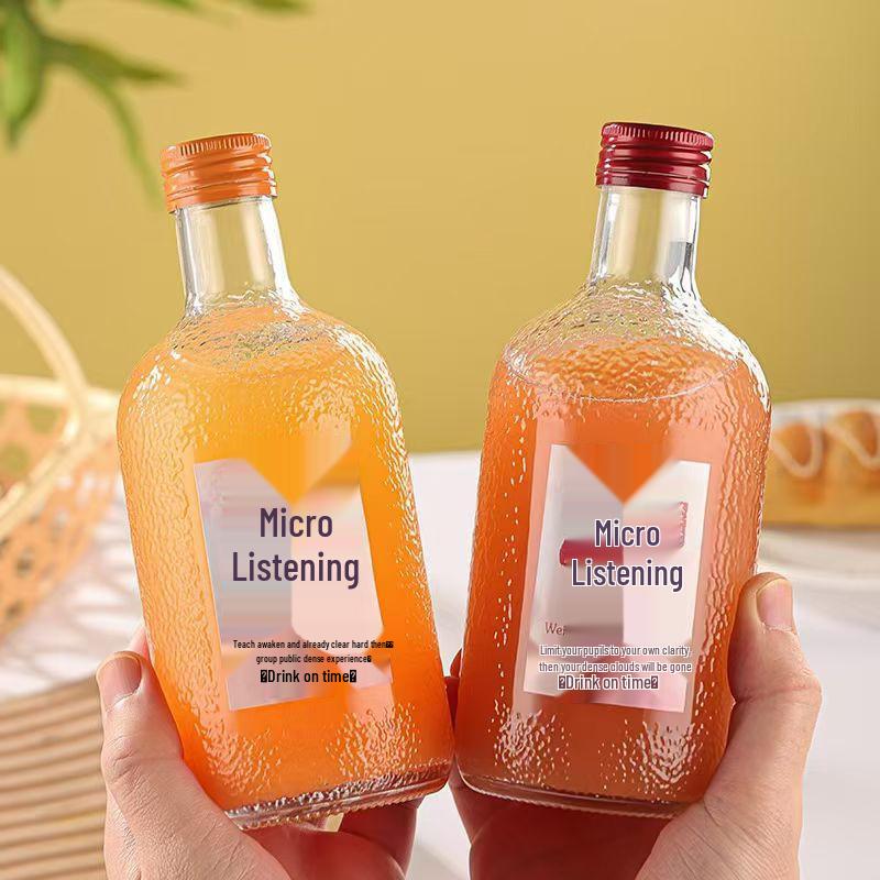 High-Grade Thickened Glass Bottle for Homemade Fruit Wine, Juice, or Cocktail