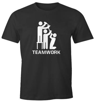 Teamwork Funny Drinking Moonworks T Shirt
