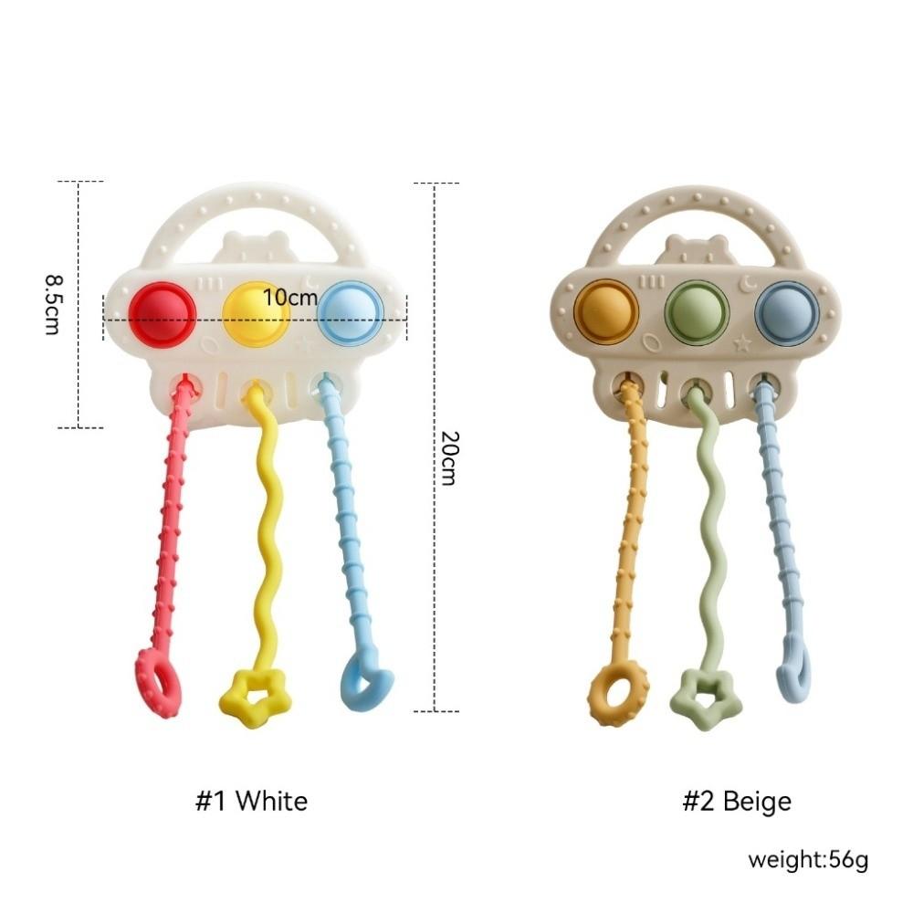 Educational Baby Soothing Rattle Finger Presser Game  for 0-12 Months Baby Sensory Cognition