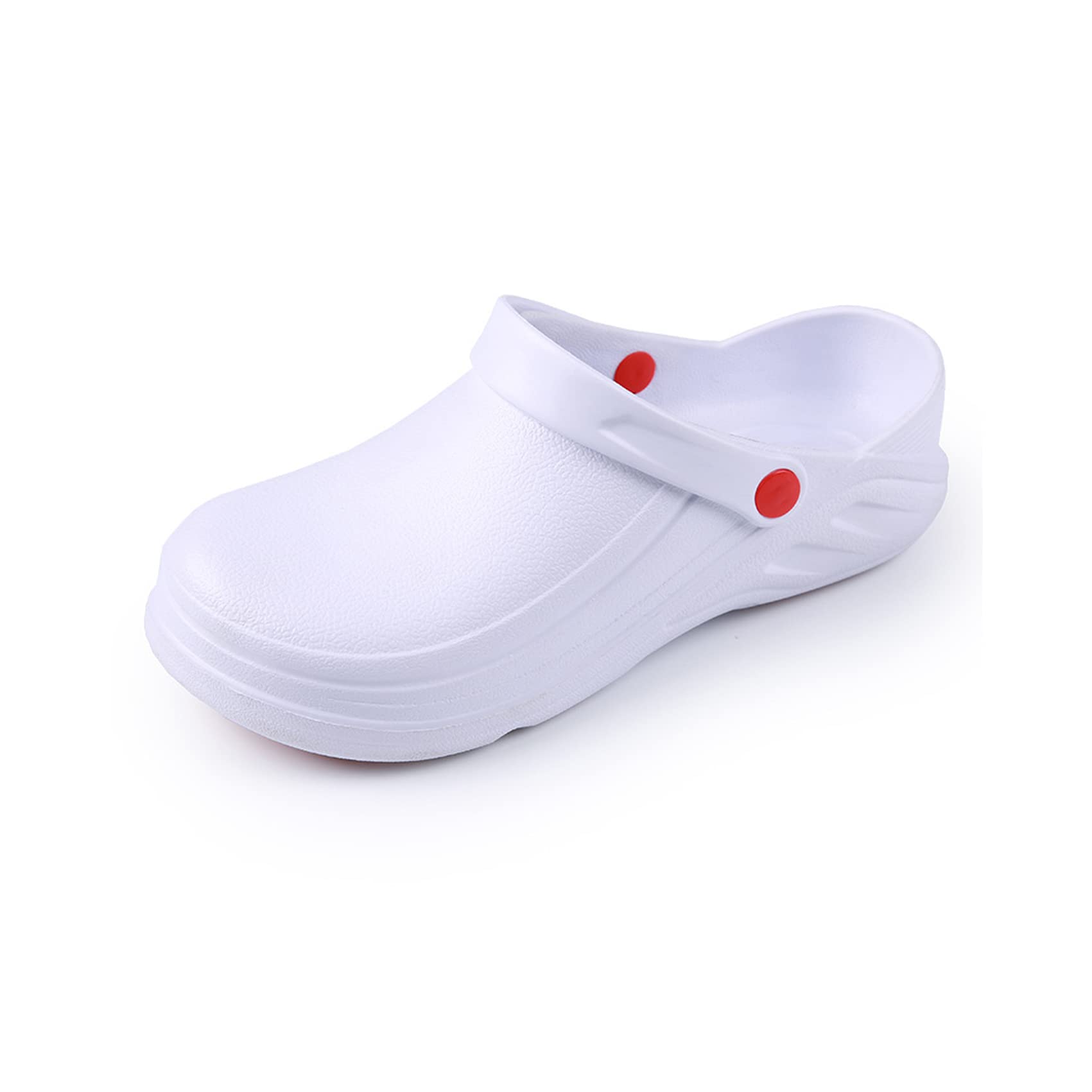 

Reloko Women s EVA Chef s Sandals, Kitchen Shoes, Comfortable, Waterproof, Oil-Resistant, White, Sizes 25.5cm and 26.5cm, B2XL42/43
