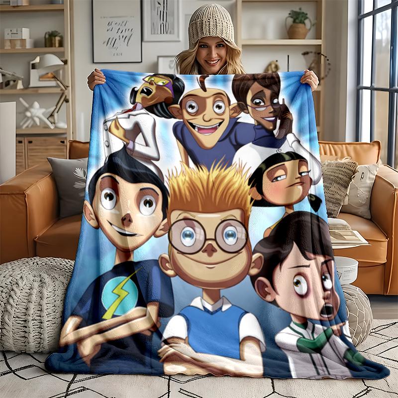 Meet the Robinsons Ultra Soft Flannel Throw Blanket Warm Cozy Blanket for Bed Couch or outdoor best gift