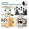 A20F-24 Pack Self Adhesive Sound Proof Wall Panels,Sound Acoustic Foam Panels,Sound Absorbing Panels Wall Decor,Home,Studio