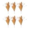 6 Pcs Peacock Grass Artificial Plants Pampas Grass Reed Flower Arrangement Home Bedroom Wedding Decorations Fake Flowers