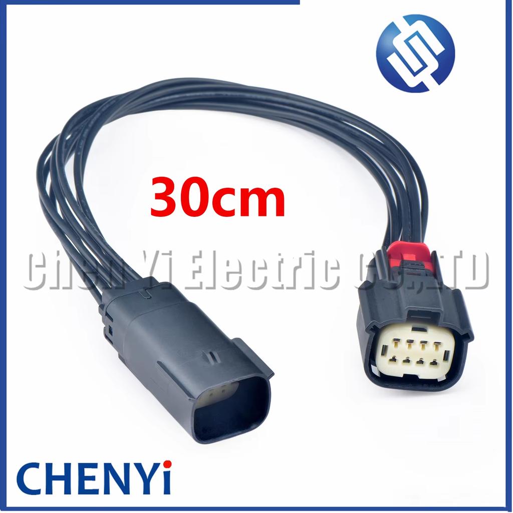 8 Pin 33472-0801 Auto Electrical Headlight Light Socket Car Engine Cable Plug for Ford BUICK Chevrolet With Wiring Harness