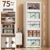 Foldable Large Plastic Wardrobe Cabinet: No-Installation Storage for Clothes, Snacks, and Toys