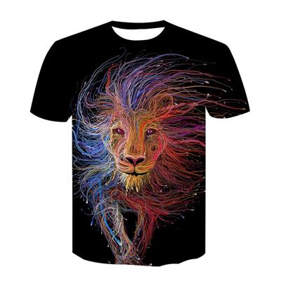 Maglietta con Stampa Cartone Animato 3D Uomo Maglietta Estiva Abbigliamento Donna Casual Girocollo Manica Corta Top Ampi Traspirante Magliette Sportive