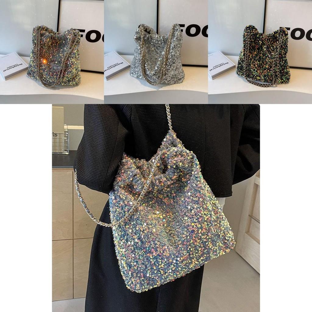 Fashionable High Quality Large Tote Bag For Women With Eye-catching Sequin Accents