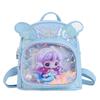 Children Cute Lightweight Backpack With Embroidered Cartoon Design For Daycare