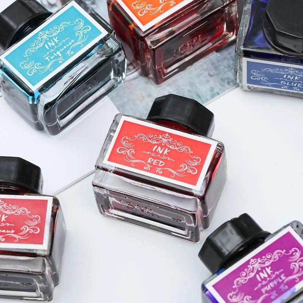 15ml Colorful Ink Painting Fountain Pen Ink Office Supplies Carbon-free Ink Stationery