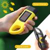 Portable Hand Crank Dynamo Torch Light Led Lighting Flashlight Solar Powered Lantern Rechargeable Multi-function Camping Outdoor