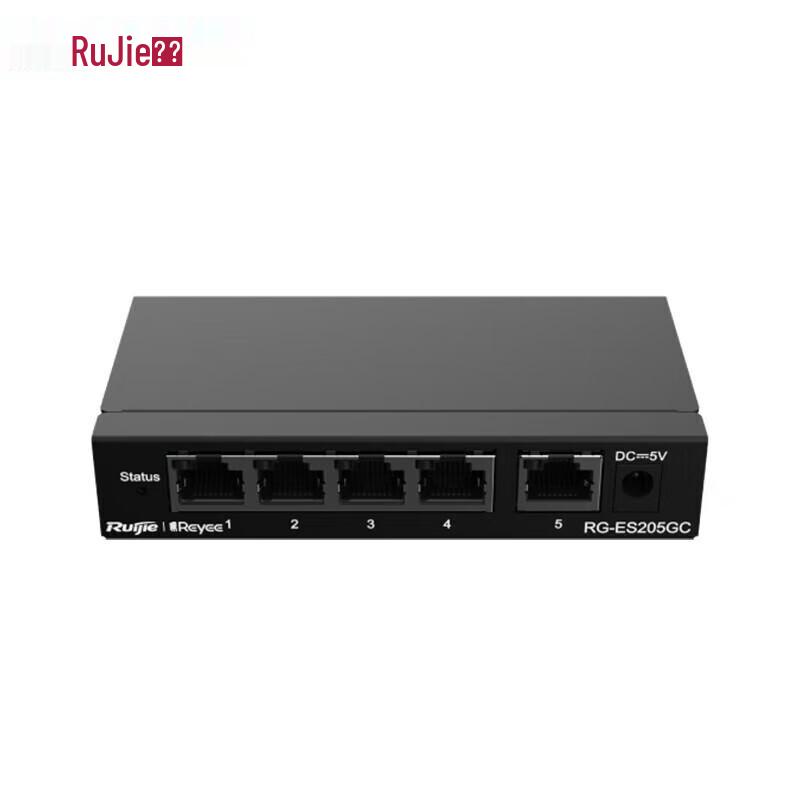 

Ruijie RG-ES205GC 5-Port Gigabit Managed Switch