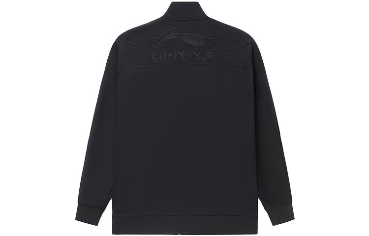Li Ning Sports Fashion Collection Jackets Men's Black Stand Collar Moderate Other AFDR989-1