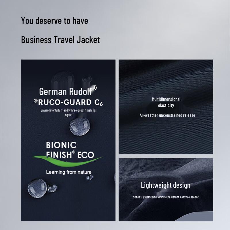 

Septwolves Men s Stand-Collar Four-Way Stretch Jacket M