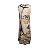 Art abstract face line printing sleeveless crew neck long dress loose meat cover holiday vest dress