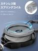 [Marcea] Reel Keychain with Carabiner, Multifunctional, Ultra Lightweight, Stretchable Reel