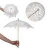 Embroidery Flower Girl Umbrella 26/31/43/53cm Kids Sun Umbrella  Bride Wedding Gift