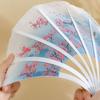 28cm kung-fu vějíř z plastových kostí, taneční vystoupení, vějíře z čínského umění, dárek, svatební večírek, dekorace