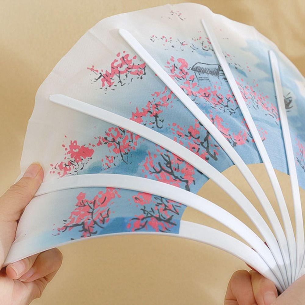 28cm kung-fu vějíř z plastových kostí, taneční vystoupení, vějíře z čínského umění, dárek, svatební večírek, dekorace