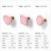Small Leather Drawer Handle Zinc Alloy Heart Shaped Handle New Small Hole Handle  Bedside Cabinet