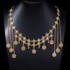 Zinc Zinc Alloy Belly Belt Adjustable Waist Decorative Chain Fashion Metal Coin Waist Chain  Women Ladies