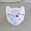 Props Gift Show Costume Anime Cosplay Pros Masquerade Mask Halloween Plush Mask Kabuki Kitsune Mask