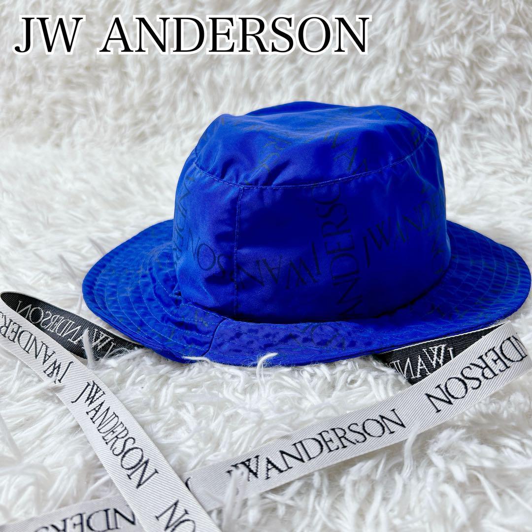 

[Б/У] Панама JW ANDERSON, Асимметричная, Самозавязывающаяся, Принт по всей поверхности, Синяя