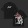 Anime BLEACH Yamamoto Genryuusai Shigekuni Graphic T Shirt Men Clothing Casual Cotton Tshirt Vintage Washed Tshirt Harajuku Top