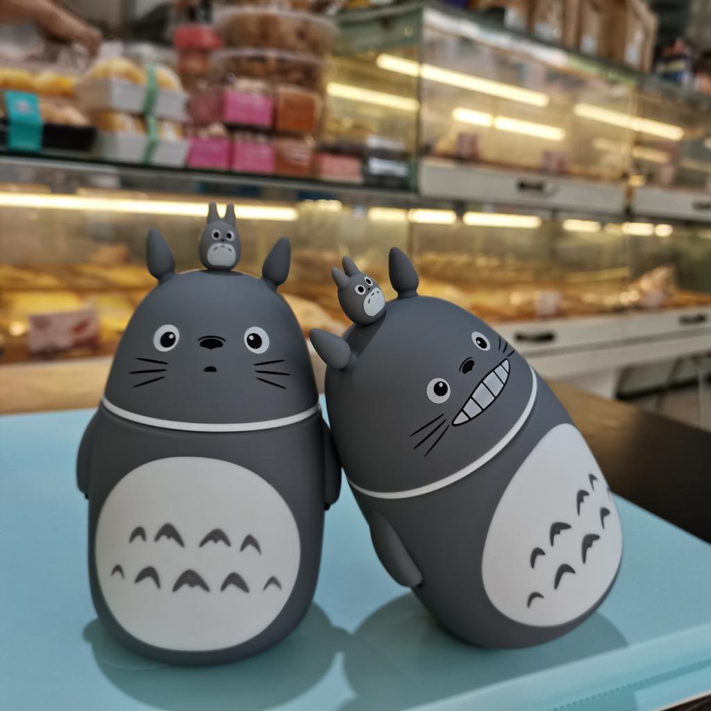 300ML Anime Cartoon Cute Totoro Anime Figure Glass Cup Kawaii Trendy Toy Doll Couple Surprise Gifts