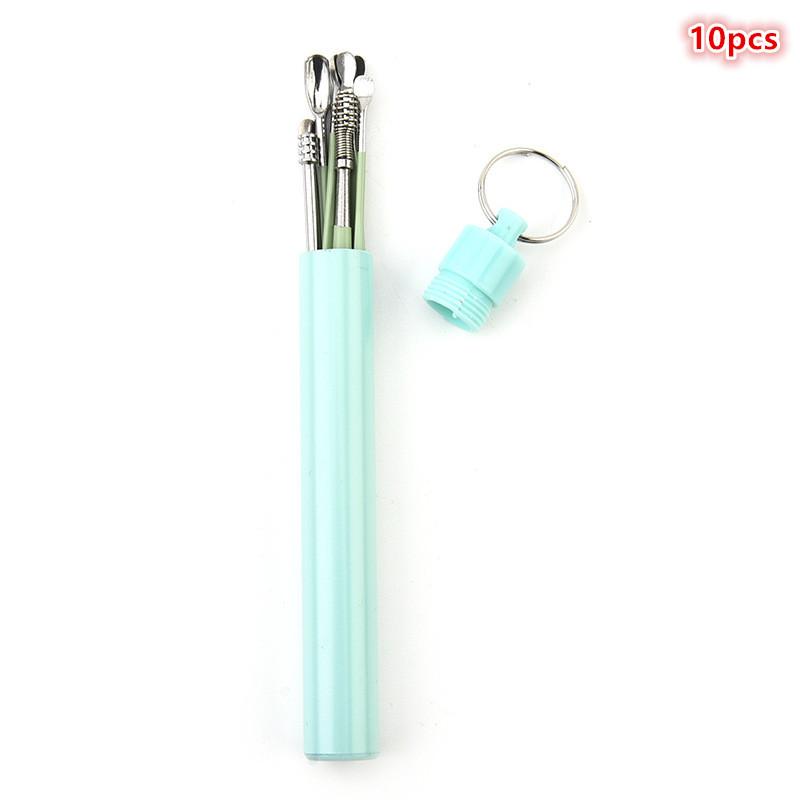 Home Ear Cleaning Kit, 6-Piece Earwax Removal Tool Set with Picks & Loops, Easy to Use & Clean