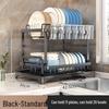 Brangdy Kitchen Metal Dish Drainer Rack
