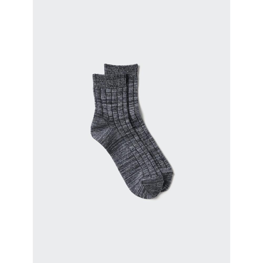 

Uniqlo Half Socks Melange 08 DARK GRAY/MEN 2527