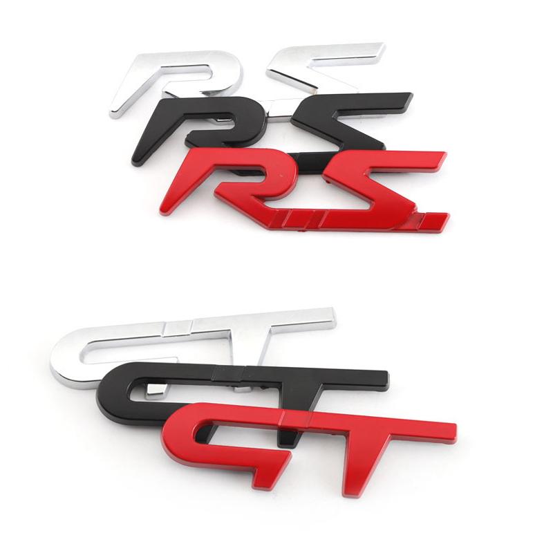 Adesivi Emblema Distintivo Logo Metallo 3D Linea GT RS Per Renault Logan Clio Megane 2 3 4 Kangoo Koleos Captur Twingo Duster
