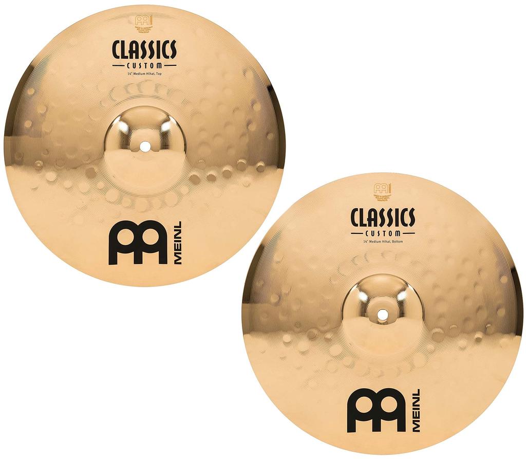 Meinl Classics Custom Series Becken Medium Hihat Paar Hi-Hat 14" CC14MH-B []