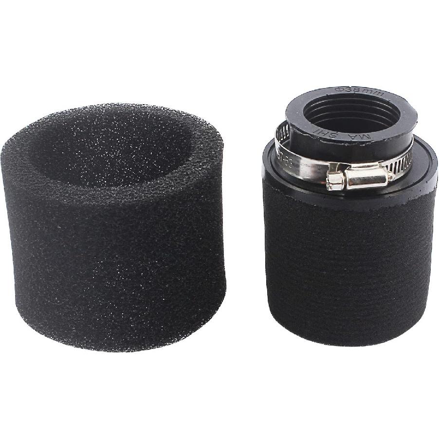 Universal 38mm 39mm 40mm Black Double Foam Pod Performance Filter for 50cc - 90cc 110cc 125cc ATV Quad Scooter Go Kart Moped Pit Dirt Super Bike