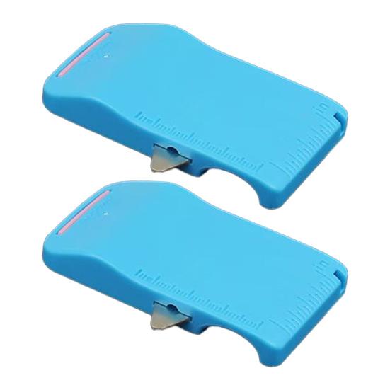

2Pcs Magnetic Seam Guide with Scale Multi-Functional Hemmer Guide Sewing Tool синий